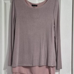 Pink Chiffon Bow Back Soft Jumper One Size fits sizes 12 14