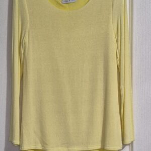 Yellow Chiffon Bow Back Soft Jumper One Size fits sizes 12 14