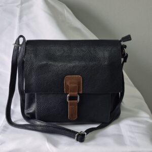 Navy Blue Satchel Bag