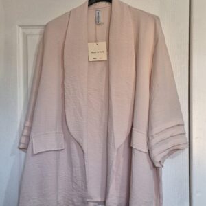 Dusky Pink With attached underbody Jacket One Size fits sizes 18 20 22