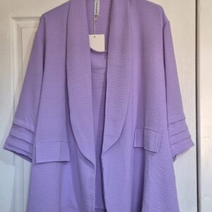 Lilac With attached underbody Jacket One Size fits sizes 18 20 22