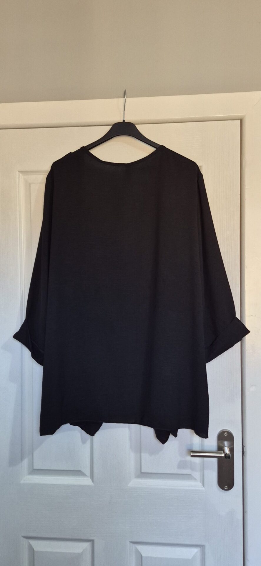 New Ladies Black Waterfall Jacket One Size fits sizes 18 20 22 24 - Image 4