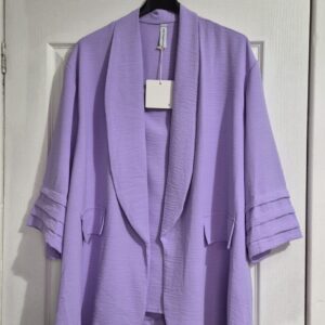 Lilac With attached underbody Jacket One Size fits sizes 18 20 22