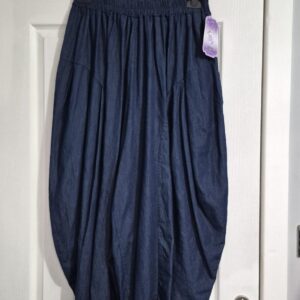 NEW Ladies Denim Blue Cocoon Trousers One size fits sizes 18 20 22