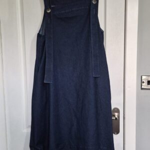 New Ladies Dark Denim Adjustable Denim Dress One Size fits sizes 18 20 22