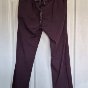 NEW Ladies Strawberry Stretchy Crinkle Magic Trousers One Size Fits 10 12 14 16 Size 1