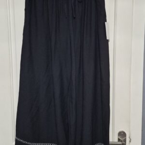 New Ladies Black Wide Leg Palazzo Trousers One Size fits sizes 18 20 22
