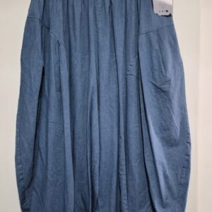 NEW Ladies Mid Denim Blue Cocoon Trousers One size fits sizes 18 20 22
