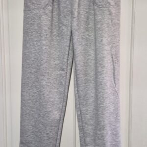 Cherry Berry Grey Full Length Wide Leg Trousers Size T5 UK 16