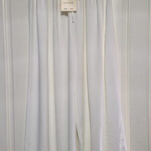 New Ladies White Palazzo Wide Leg Trousers One Size fits sizes 18-22/24 NON RETURNABLE