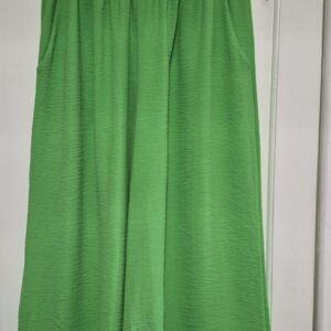 NEW Ladies Lime Palazzo Wide Leg Trousers One Size fits sizes 18 20 22