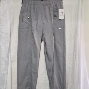 New Grey Cherry Berry Full Length Trousers T4 UK 14