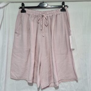 Lovely Plain Pale Pink Pocket Shorts One Size fits sizes 16-22