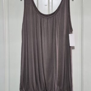 New Ladies Mocha Sleeveless Sun Top One size fits sizes 16 18 20 22 Plus Size