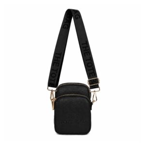 Black Tote Crossbody Bag