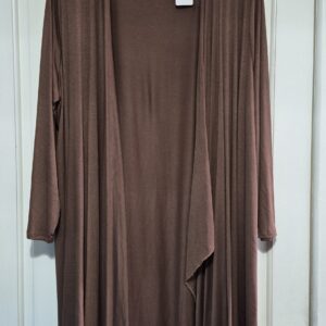 New Light Brown Waterfall Cardigan One Size fits sizes 18 20 22