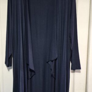 New Navy Blue Waterfall Cardigan One Size fits sizes 18 20 22