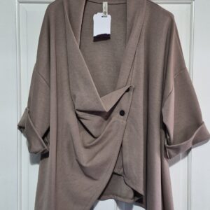 New Stone Wrap Around Jacket One Size fits sizes 18 20 22/24